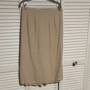 Old Navy Tan Linen Maxi Skirt